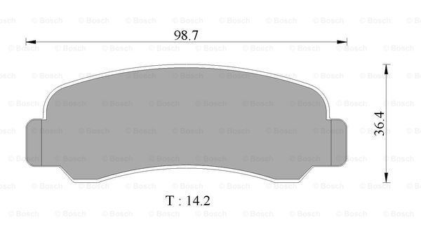 BOSCH 0 986 AB1 122 Brake...