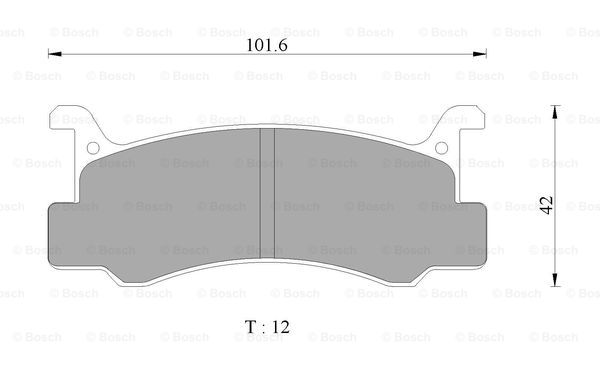 BOSCH 0 986 AB1 123 Brake...