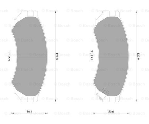 BOSCH 0 986 AB1 124 Brake...