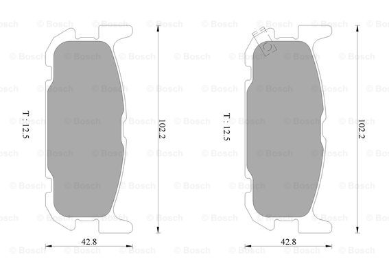 BOSCH 0 986 AB1 126 Brake...