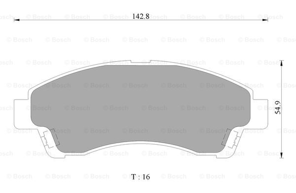 BOSCH 0 986 AB1 127 Brake...