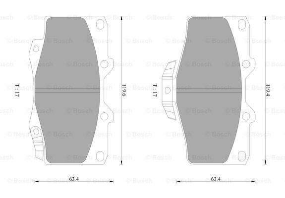 BOSCH 0 986 AB1 128 Brake...