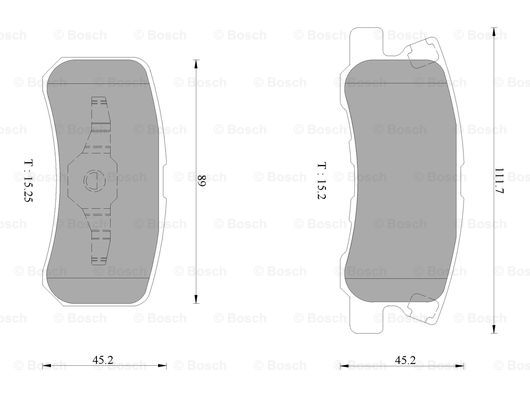 BOSCH 0 986 AB1 130 Brake...