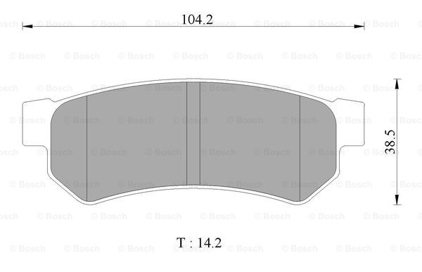 BOSCH 0 986 AB1 131 Brake...