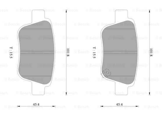 BOSCH 0 986 AB1 133 Brake...