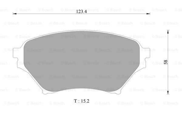 BOSCH 0 986 AB1 137 Brake...