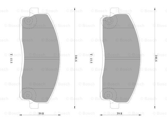 BOSCH 0 986 AB1 143 Brake...