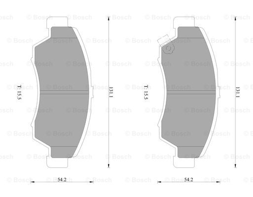 BOSCH 0 986 AB1 169 Brake...