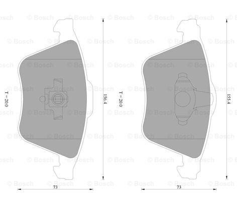 BOSCH 0 986 AB1 190 Brake...