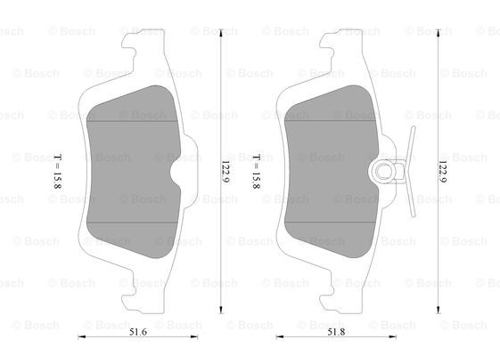 BOSCH 0 986 AB1 194 Brake...