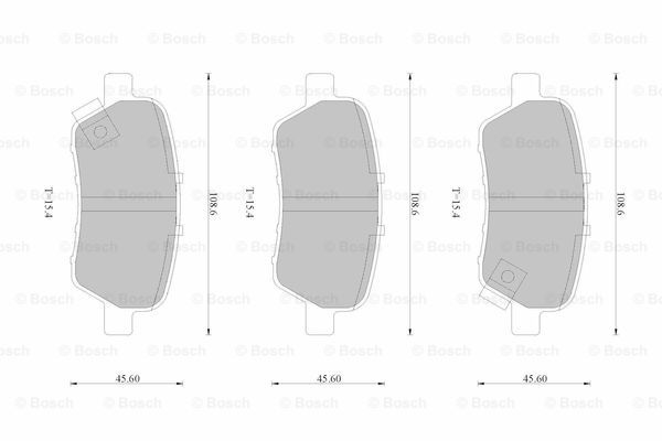 BOSCH 0 986 AB1 361 Brake...