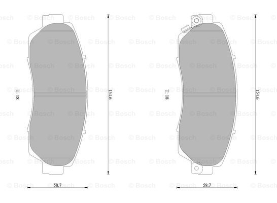 BOSCH 0 986 AB1 376 Brake...