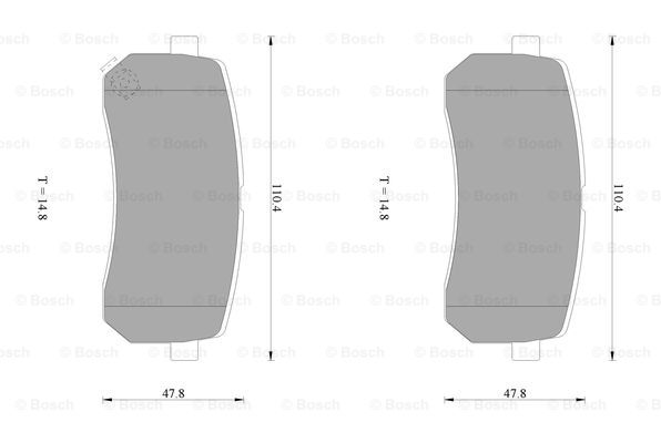 BOSCH 0 986 AB1 383 Brake...