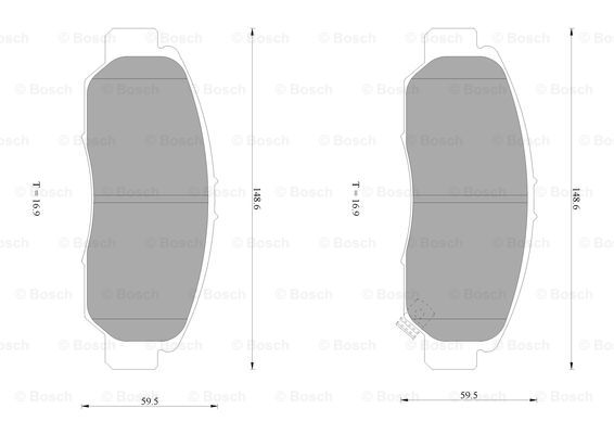 BOSCH 0 986 AB1 385 Brake...