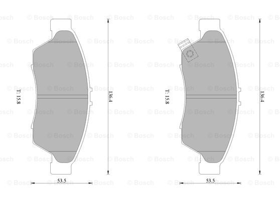 BOSCH 0 986 AB1 399 Brake...