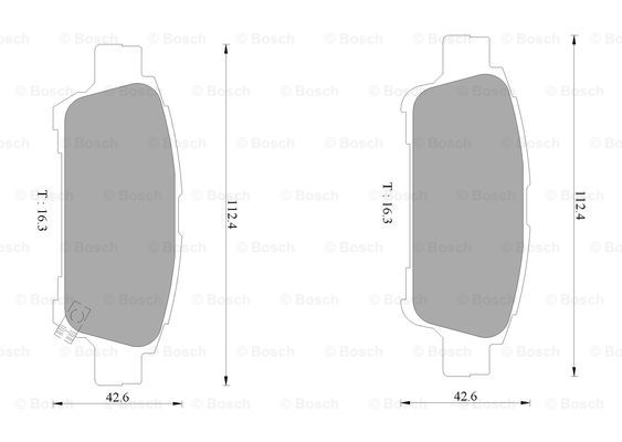 BOSCH 0 986 AB1 400 Brake...