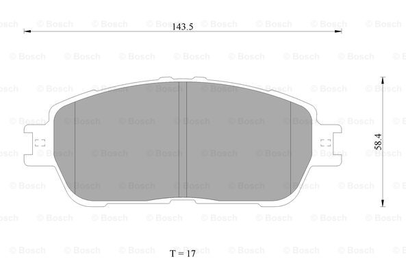 BOSCH 0 986 AB1 402 Brake...