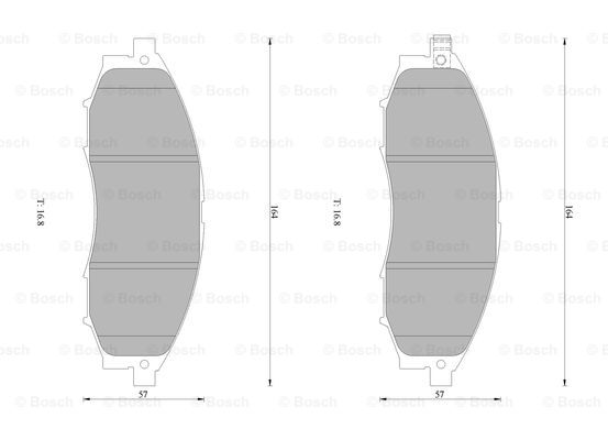 BOSCH 0 986 AB1 404 Brake...