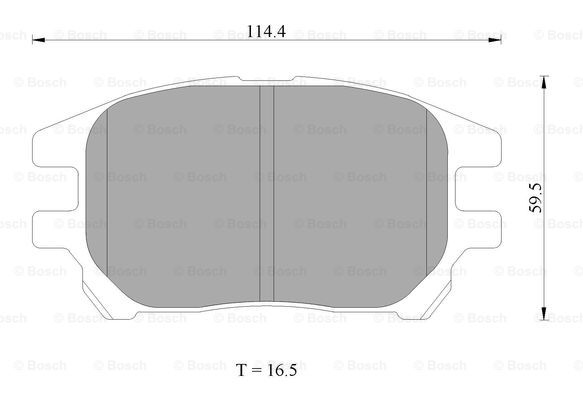 BOSCH 0 986 AB1 408 Brake...