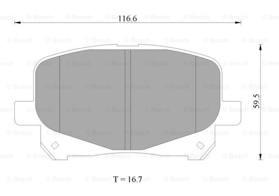 BOSCH 0 986 AB1 409 Brake...