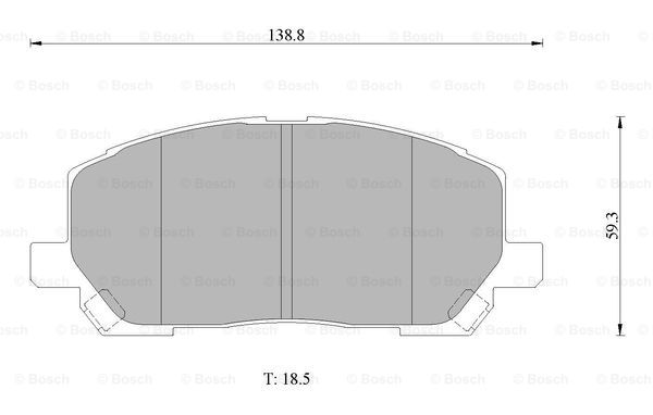 BOSCH 0 986 AB1 411 Brake...