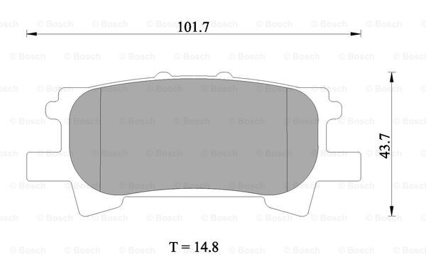 BOSCH 0 986 AB1 412 Brake...