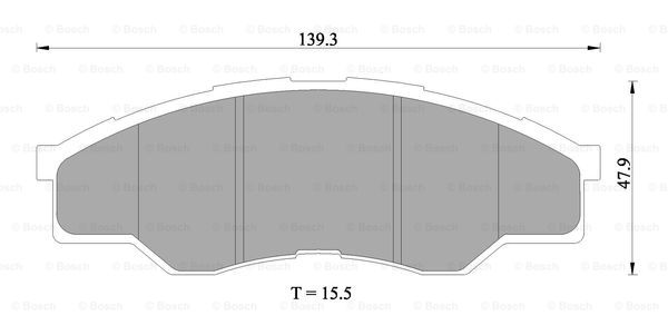 BOSCH 0 986 AB1 414 Brake...