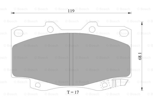 BOSCH 0 986 AB1 415 Brake...