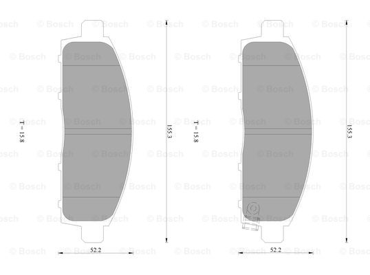 BOSCH 0 986 AB1 417 Brake...