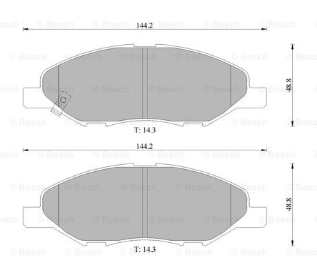 BOSCH 0 986 AB1 418 Brake...