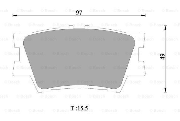 BOSCH 0 986 AB1 421 Brake...