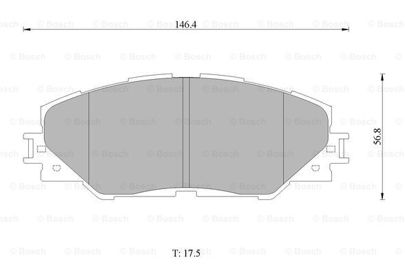 BOSCH 0 986 AB1 422 Brake...