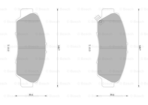 BOSCH 0 986 AB1 424 Brake...