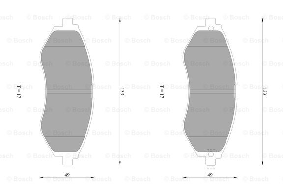 BOSCH 0 986 AB1 432 Brake...