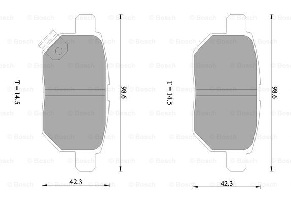 BOSCH 0 986 AB1 453 Brake...