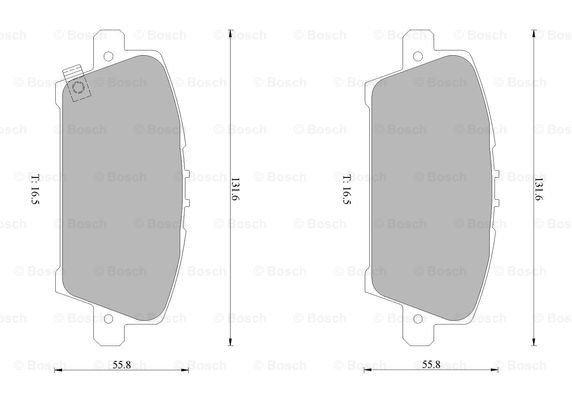 BOSCH 0 986 AB1 456 Brake...