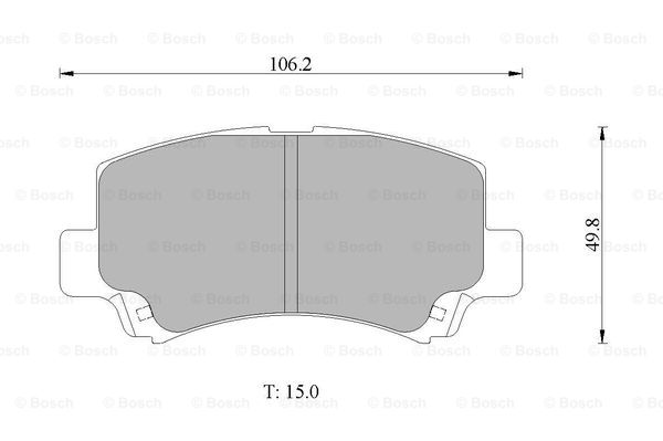 BOSCH 0 986 AB1 460 Brake...