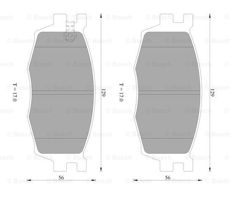 BOSCH 0 986 AB1 465 Brake...