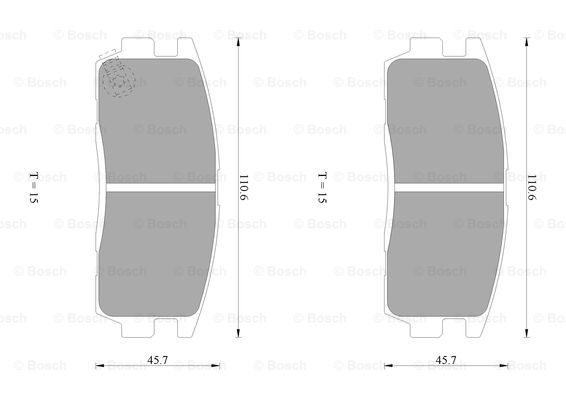 BOSCH 0 986 AB1 470 Brake...