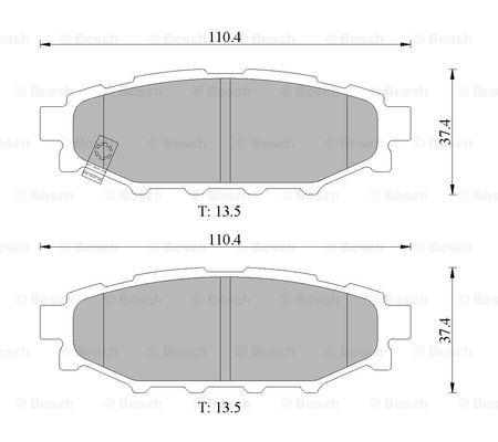 BOSCH 0 986 AB1 474 Brake...