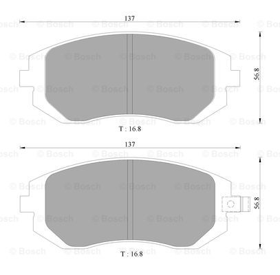 BOSCH 0 986 AB1 476 Brake...