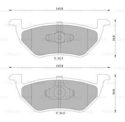 BOSCH 0 986 AB1 478 Brake...