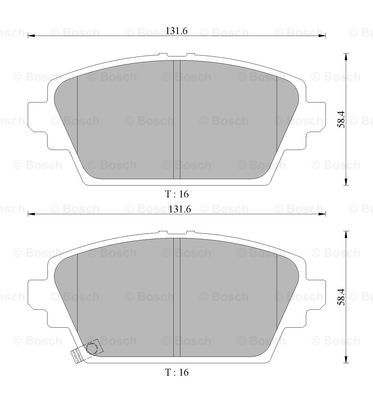 BOSCH 0 986 AB1 481 Brake...