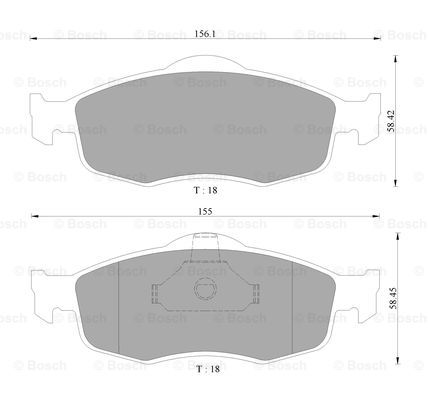 BOSCH 0 986 AB1 490 Brake...