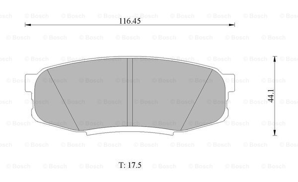 BOSCH 0 986 AB1 494 Brake...