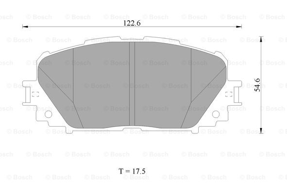 BOSCH 0 986 AB1 498 Brake...