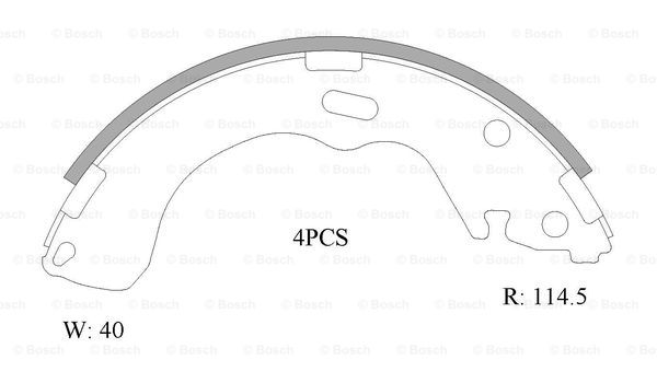 BOSCH 0 986 AB1 501 Brake...