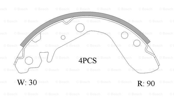 BOSCH 0 986 AB1 505 Brake...