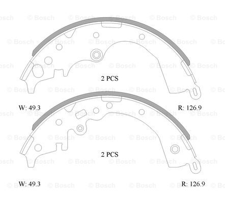 BOSCH 0 986 AB1 506 Brake...