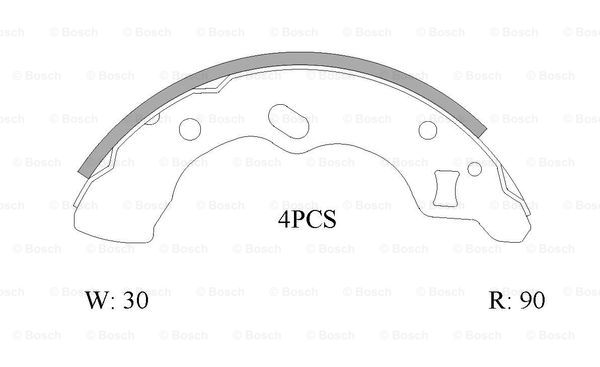 BOSCH 0 986 AB1 513 Brake...